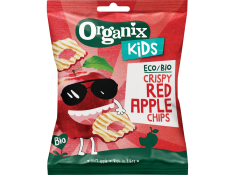 Organix Biologische Kids Snack Crispy Red Apple Chips 15g