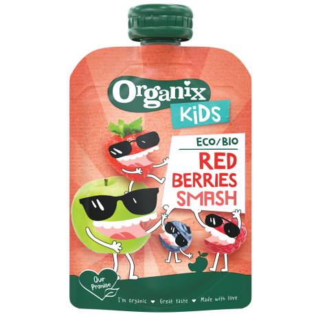 Kids Red Berries Smash Pouch